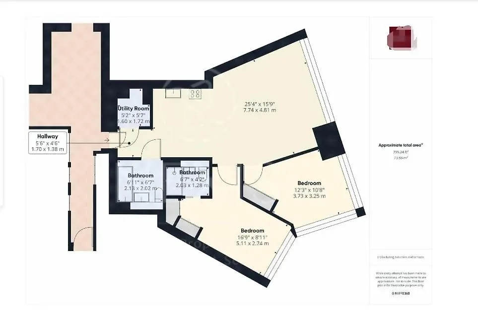 Aspen Collection - 2 Bedroom London Apartment
